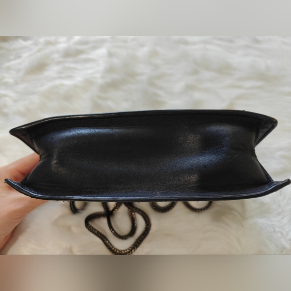 Saint Laurent Black Python and Leather Betty Shoulder Bag - Picture 3 of 8